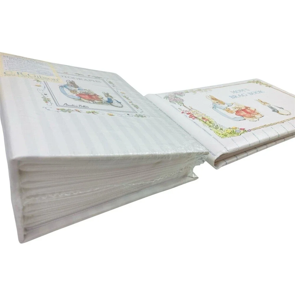 Vintage 90s Beatrix Potter Peter Rabbit Baby Photo Album & Brag Book 120+ Pics